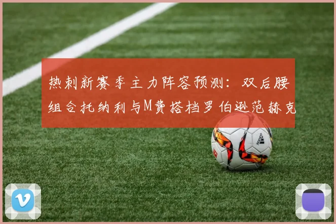 热刺新赛季主力阵容预测：双后腰组合托纳利与M费搭档罗伯逊范赫克加盟