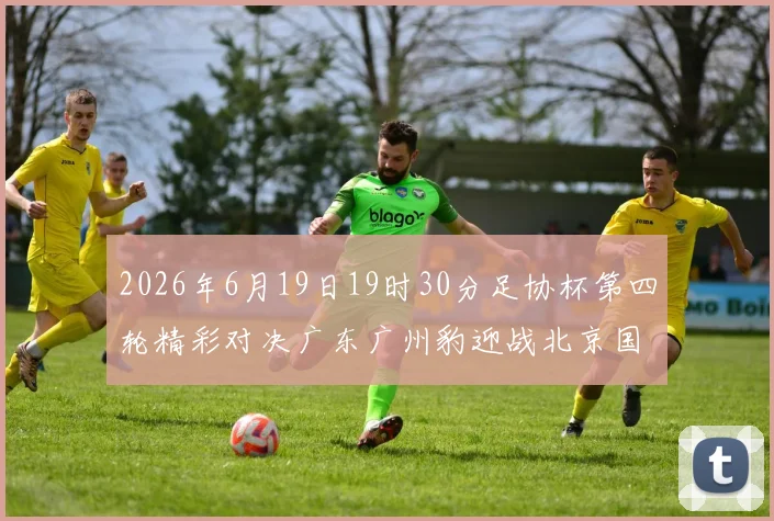 2026年6月19日19时30分足协杯第四轮精彩对决广东广州豹迎战北京国安